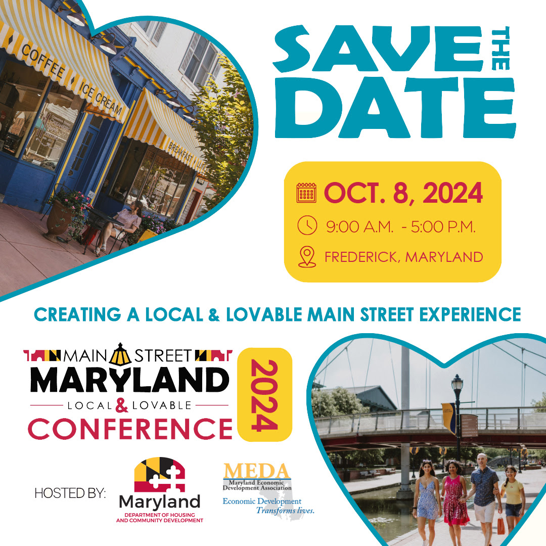 2024 Main Street Maryland Conference Maryland Economic Development